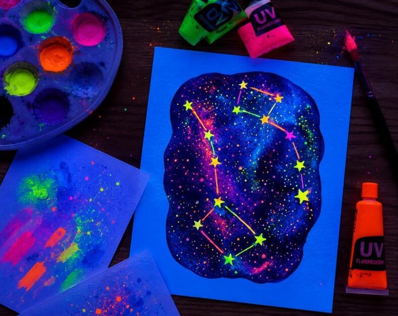 Paint your galaxy: a journey to the stars